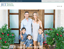 Tablet Screenshot of jetwealthadvisors.com